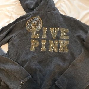Victoria’s Secret pink hoodie